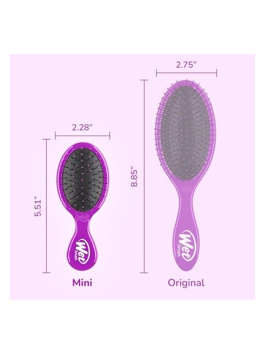 Mini spazzola bagnata districante viola unisex