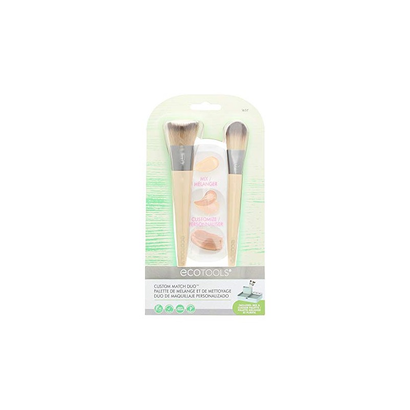 EcoTools Custom Match Duo Pennello per trucco liquido donna