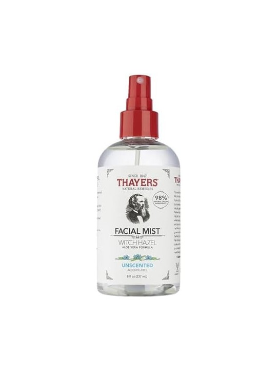 Thayers Witch Hazel con Aloe Vera Spray viso senza profumo pelle sensibile 237ml