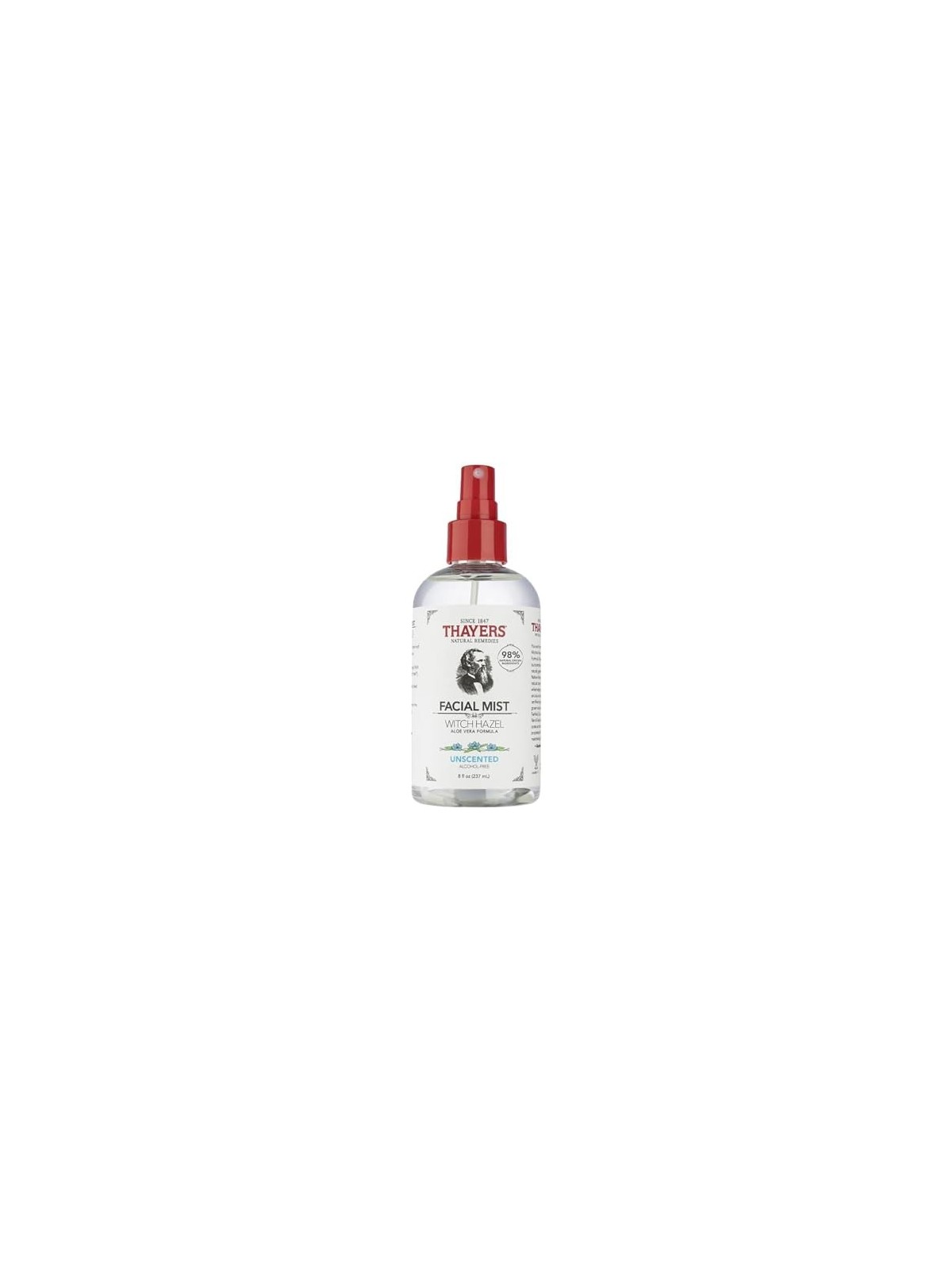 Thayers Witch Hazel con Aloe Vera Spray viso senza profumo pelle sensibile 237ml