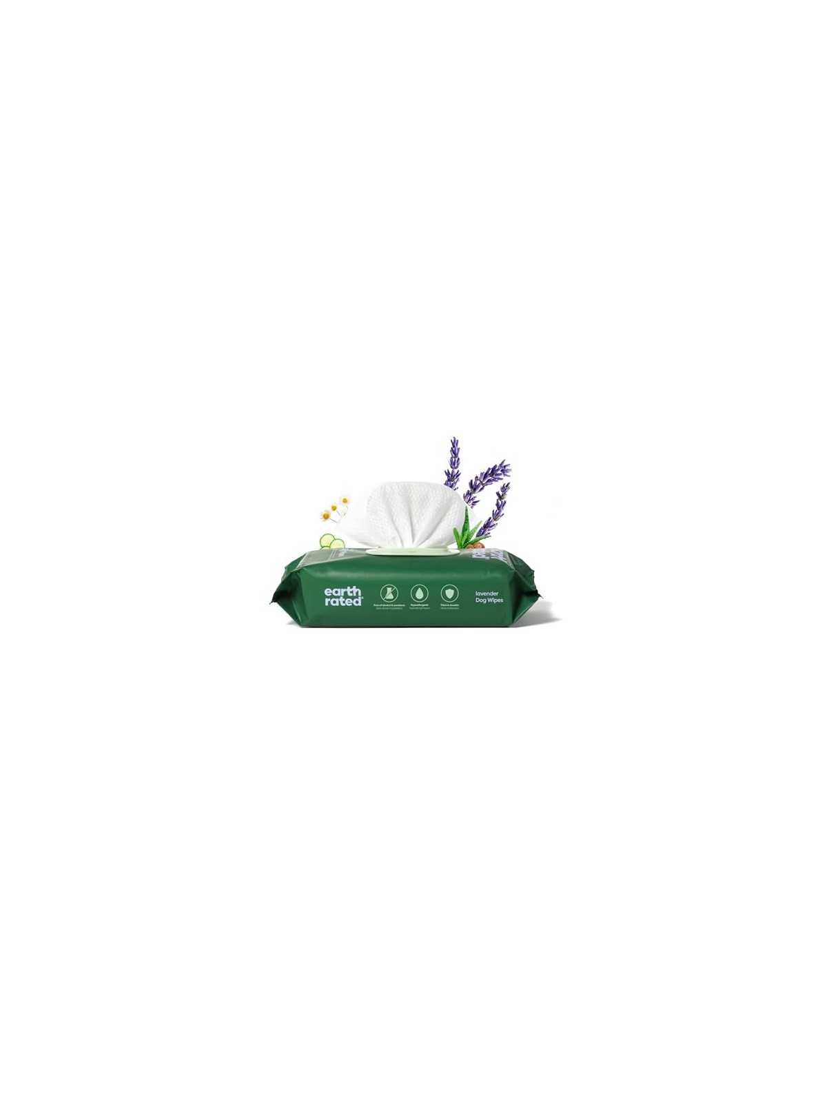 Earth Rated PET WIPES bio lavanda 100 unit