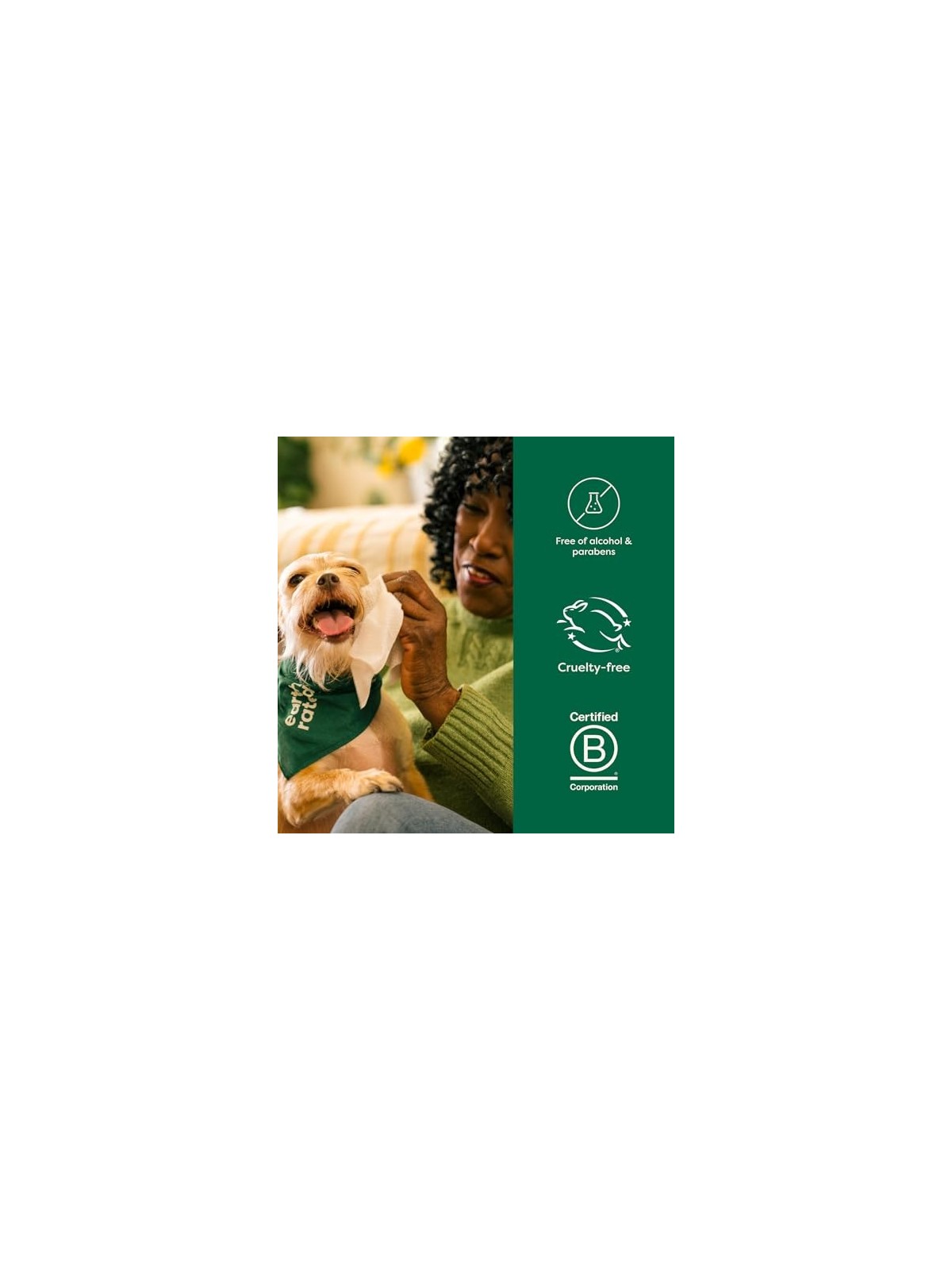 Earth Rated PET WIPES bio lavanda 100 unit