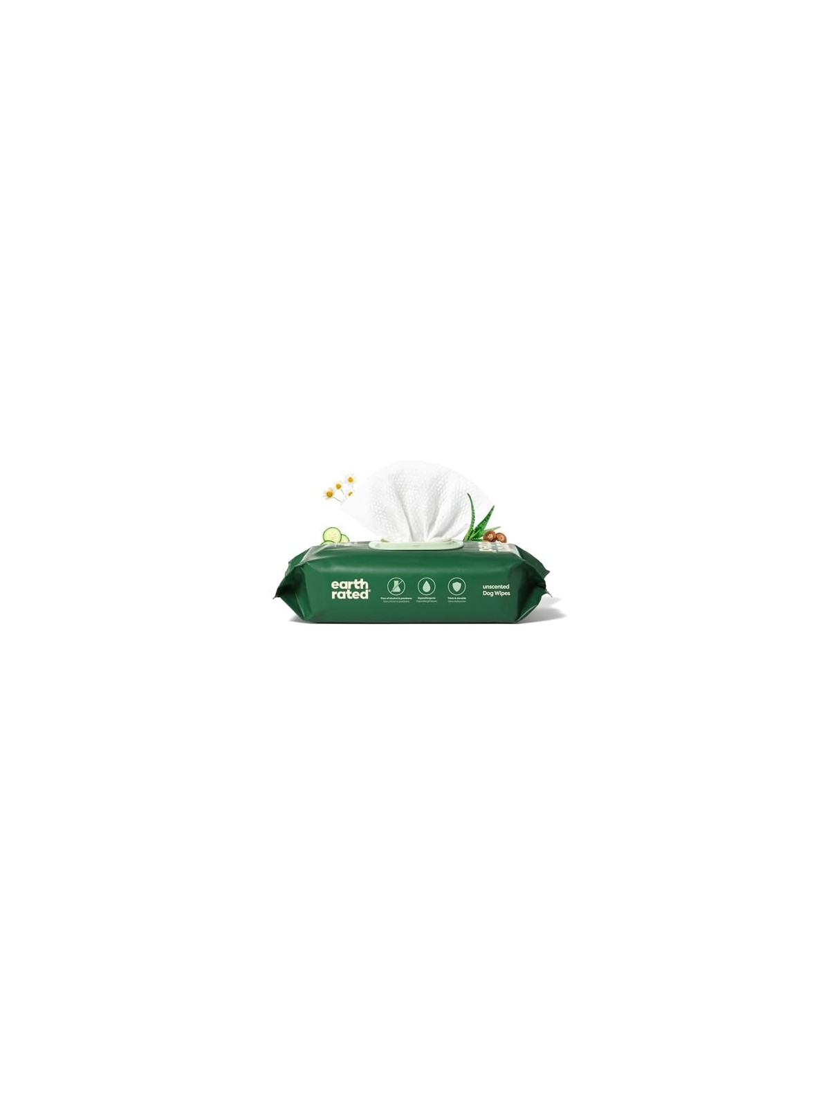 Earth Rated PET WIPES bio senza profumo 100 unitï¿½ï¿½