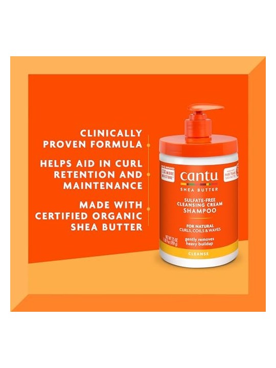 Cantu Shampoo Crema Detergente 709 gr