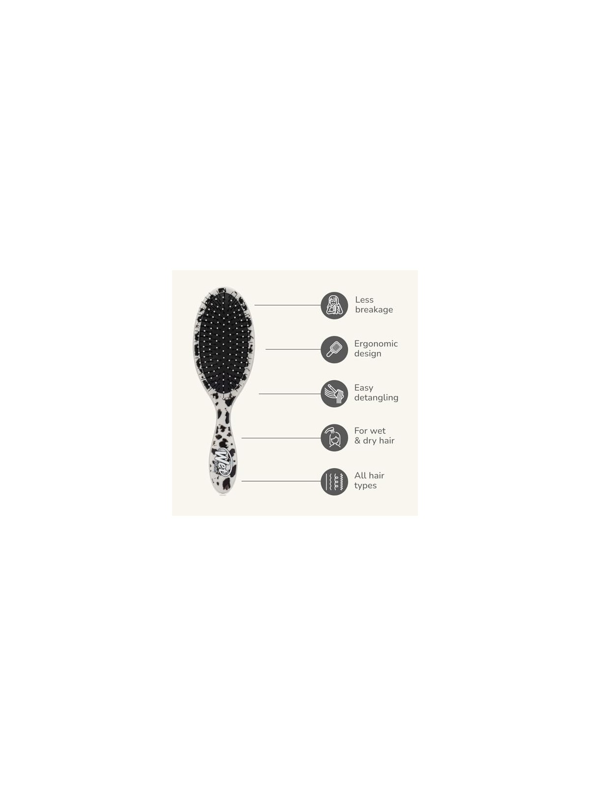 Wet Brush Districante originale Safari Zebra donna