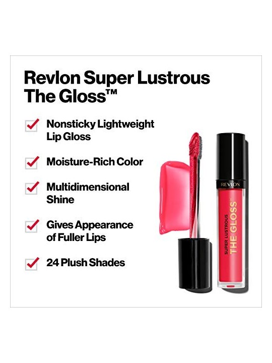 Revlon Super Lustrous Lip Gloss 302 Glazing Lilac 38ml per donna