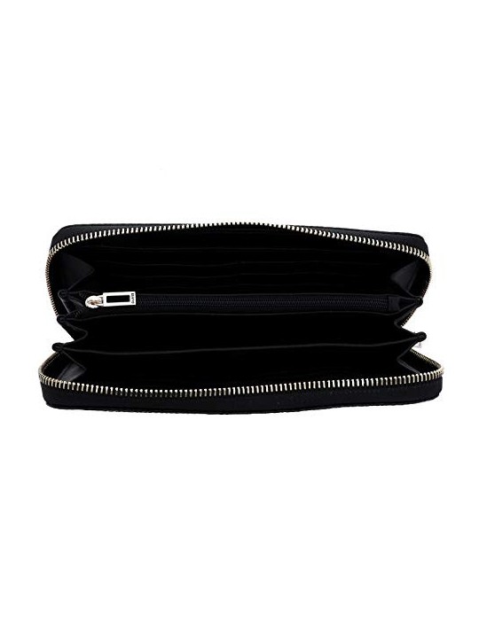Portafoglio Guess Alby in Pelle SLG Nero Donna
