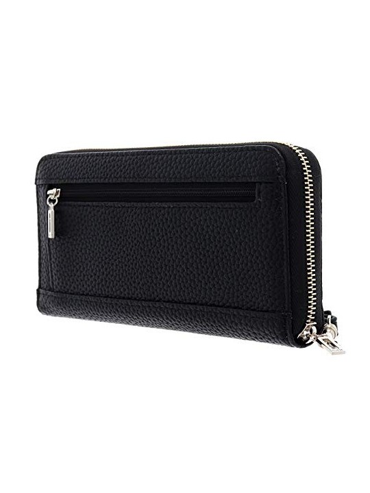 Portafoglio Guess Alby in Pelle SLG Nero Donna