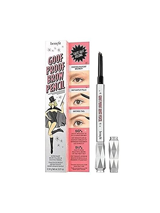 Benefit Goof Proof Getaway Duo donna 0,68g 2x Brow Shaping Pencil-Travel Set-Waterproof 12 Hours