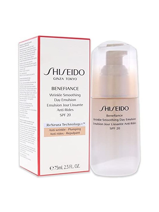 Emulsione giorno Shiseido Benefiance Wrinkle Smoothing SPF20 donna 75ml