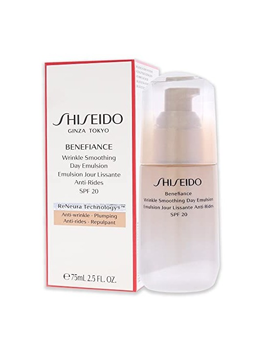 Emulsione giorno Shiseido Benefiance Wrinkle Smoothing SPF20 donna 75ml
