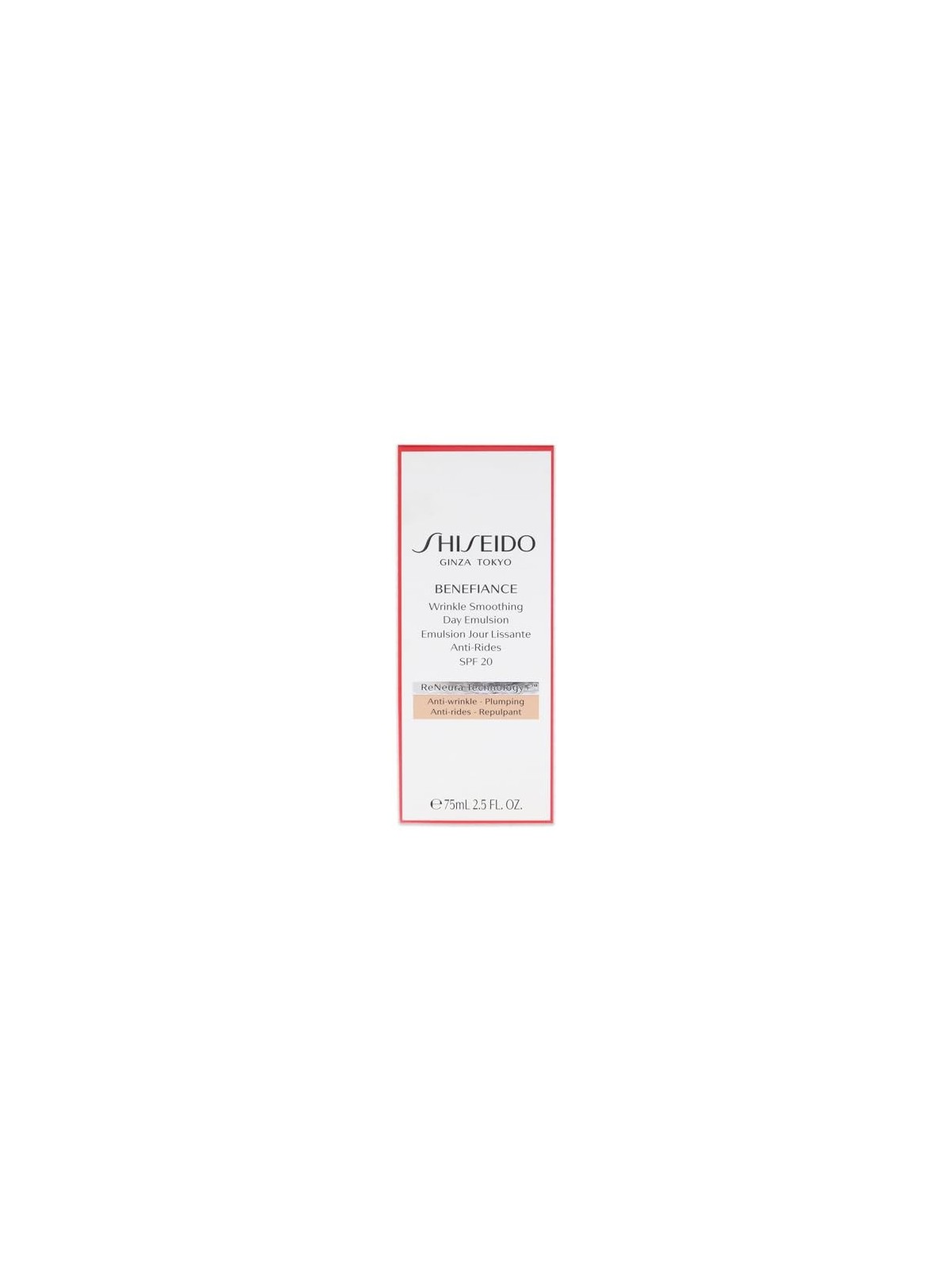 Emulsione giorno Shiseido Benefiance Wrinkle Smoothing SPF20 donna 75ml