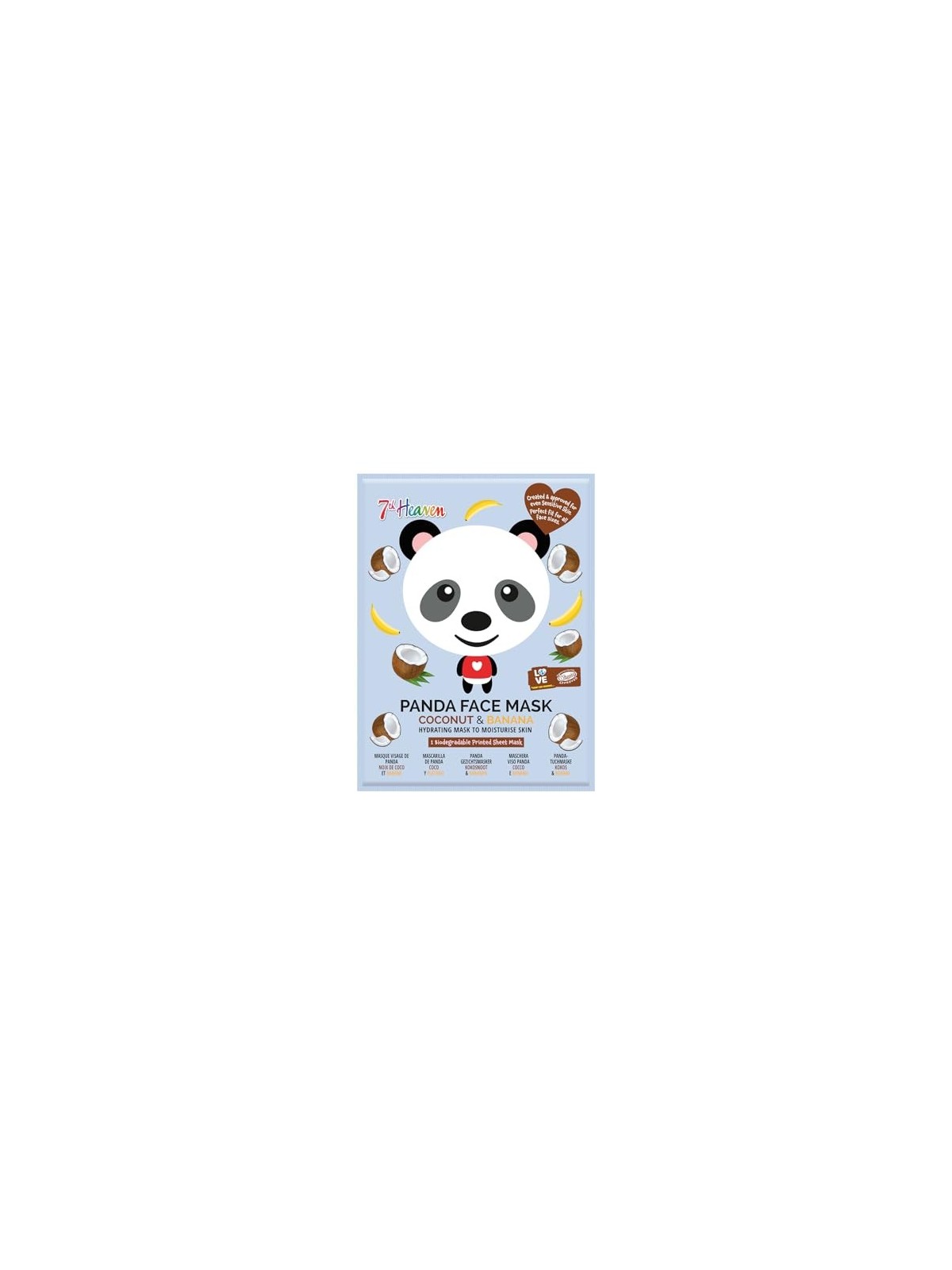 7th Heaven Maschera ANIMAL PANDA 1 unit Unisex