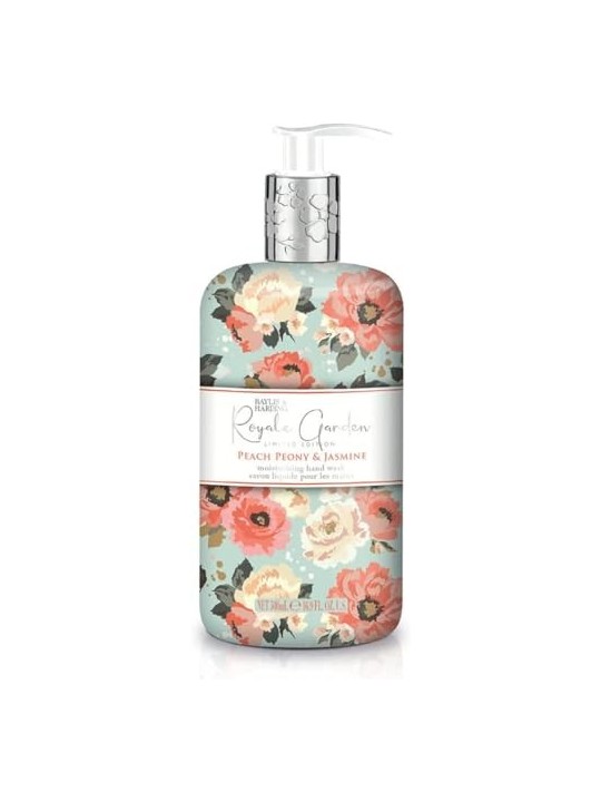 Sapone Liquido per le Mani Royale Garden Pesca Peonia Gelsomino donna 500ml
