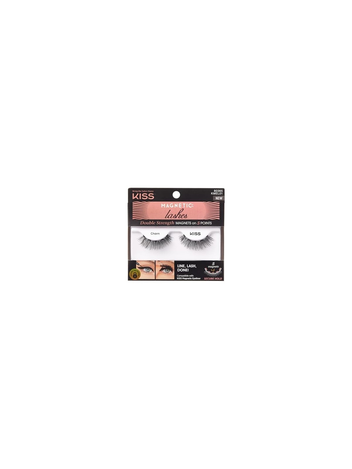 Ciglia Magnetiche Kiss My Face Double Strength - Alghe Magnetiche 01 Charm
