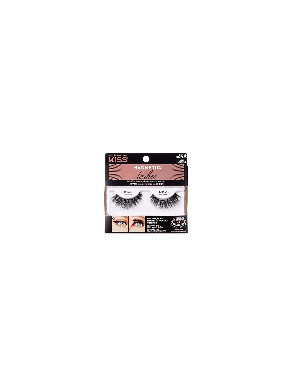 Ciglia Magnetiche Kiss My Face Double Strength - Alghe Magnetiche 05 Crowd Pleaser
