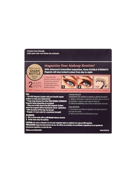 Ciglia Magnetiche Kiss My Face Double Strength - Alghe Magnetiche 05 Crowd Pleaser