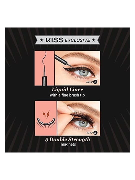 Ciglia Magnetiche Kiss My Face Double Strength - Alghe Magnetiche 04 Tantalize