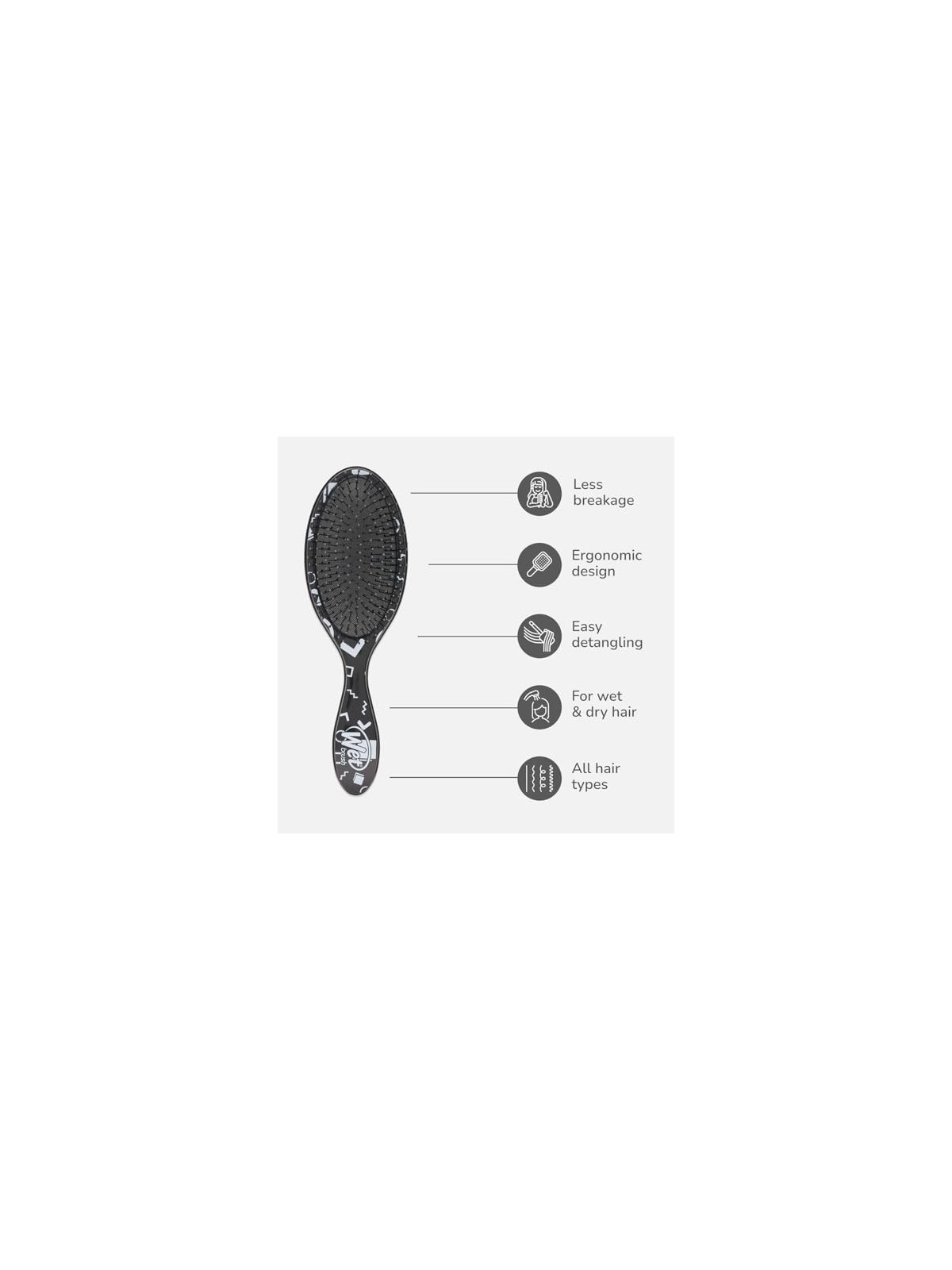 Wet Brush Dama Hipster districante originale donna