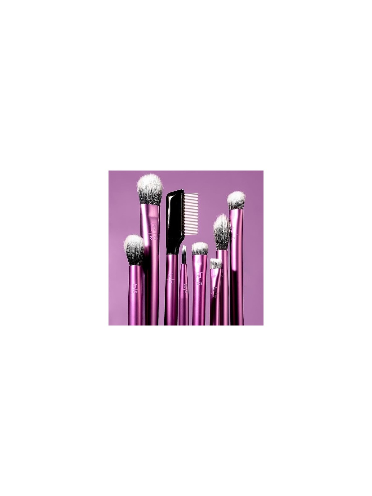 Real Techniques Set di pennelli Everyday Eye Essentials Un set di pennelli cosmetici per il trucco degli occhi donna
