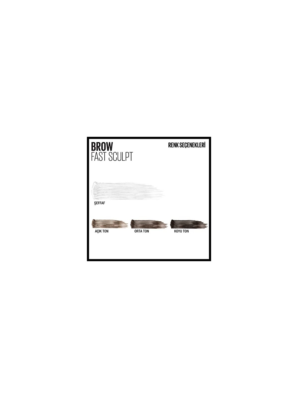 Maybelline Brow Fast Sculpt Gel Mascara 16 ml Medium Brown