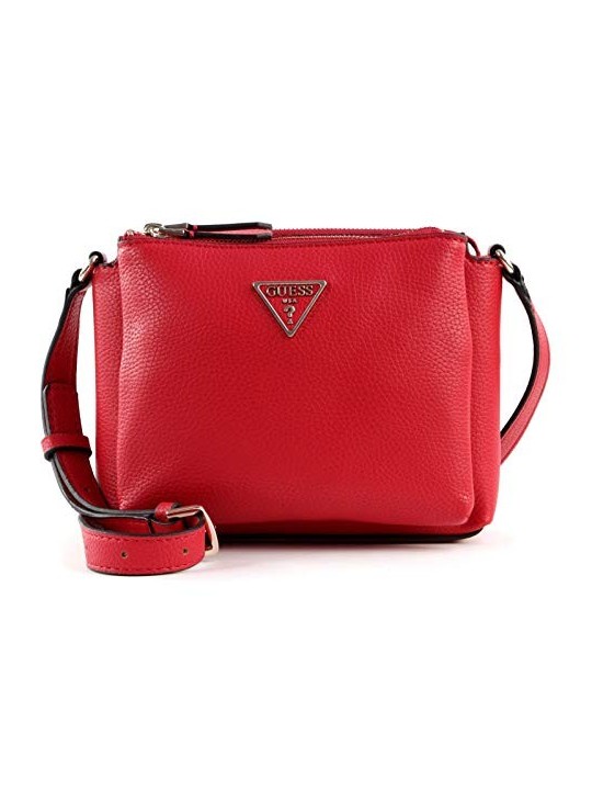 Guess Borsa a Tracolla in Pelle Becca Rossa Donna