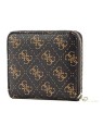Portafoglio Guess Camy SLG Piccola Zip Marrone Donna