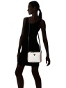 Guess Becca Borsa a Tracolla in Pelle Bianca Donna