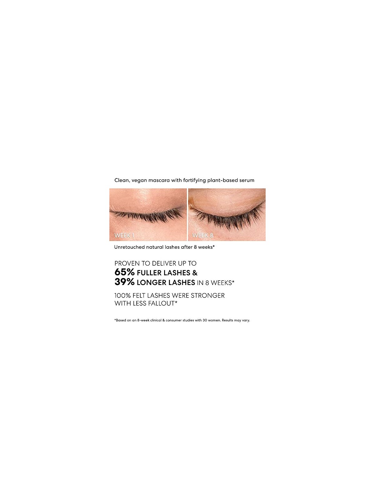 Mascara BareMinerals Strenght & Lenght Serum-Infused 8ml Nero Estremo