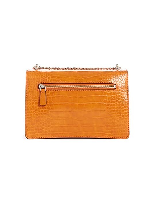 Guess Katey Convertibile Xbody Flap Borsa a Tracolla Arancione