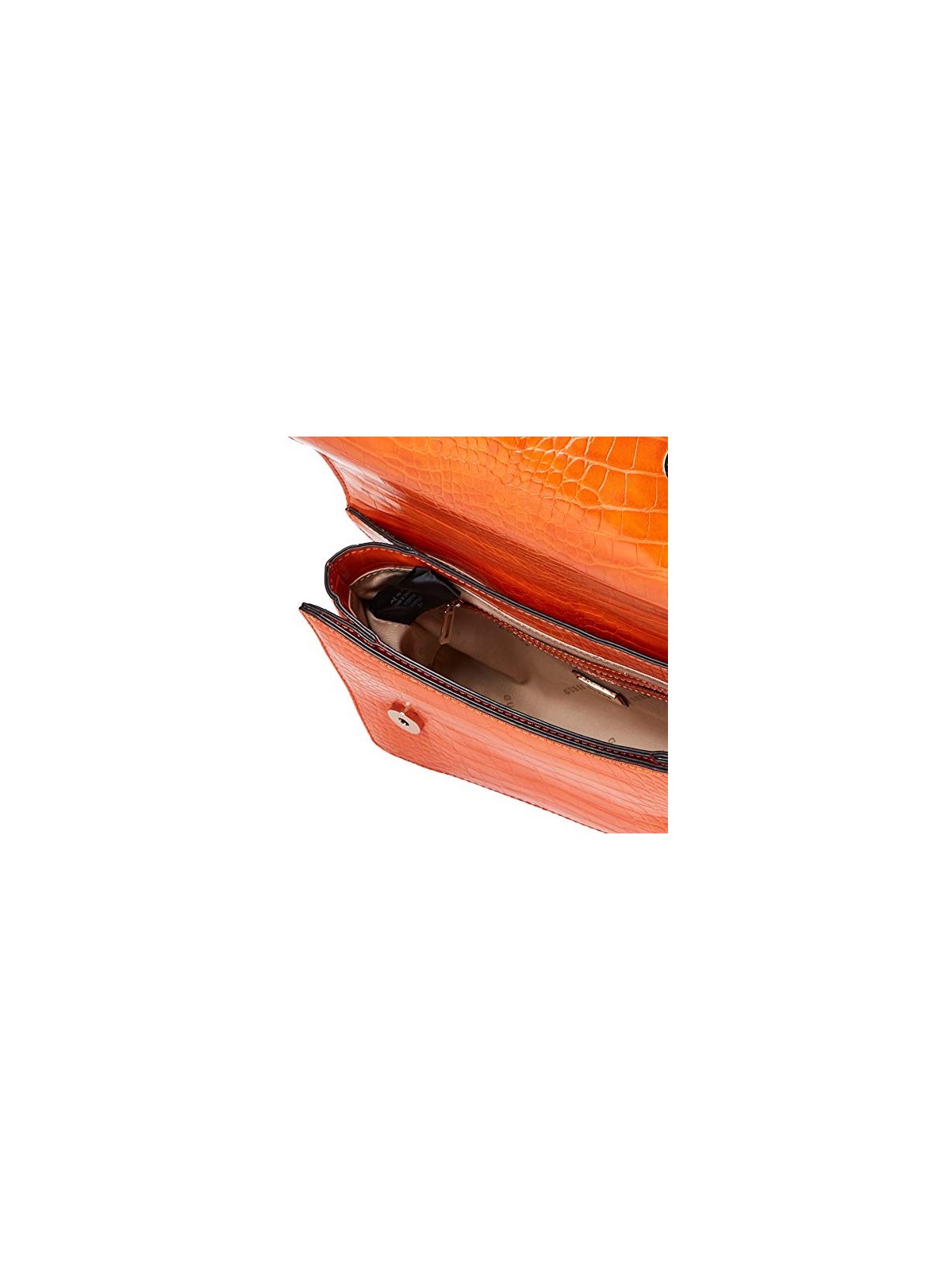 Guess Katey Convertibile Xbody Flap Borsa a Tracolla Arancione