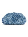 Guess Central City Denim Blue Polyester Clutch Bag