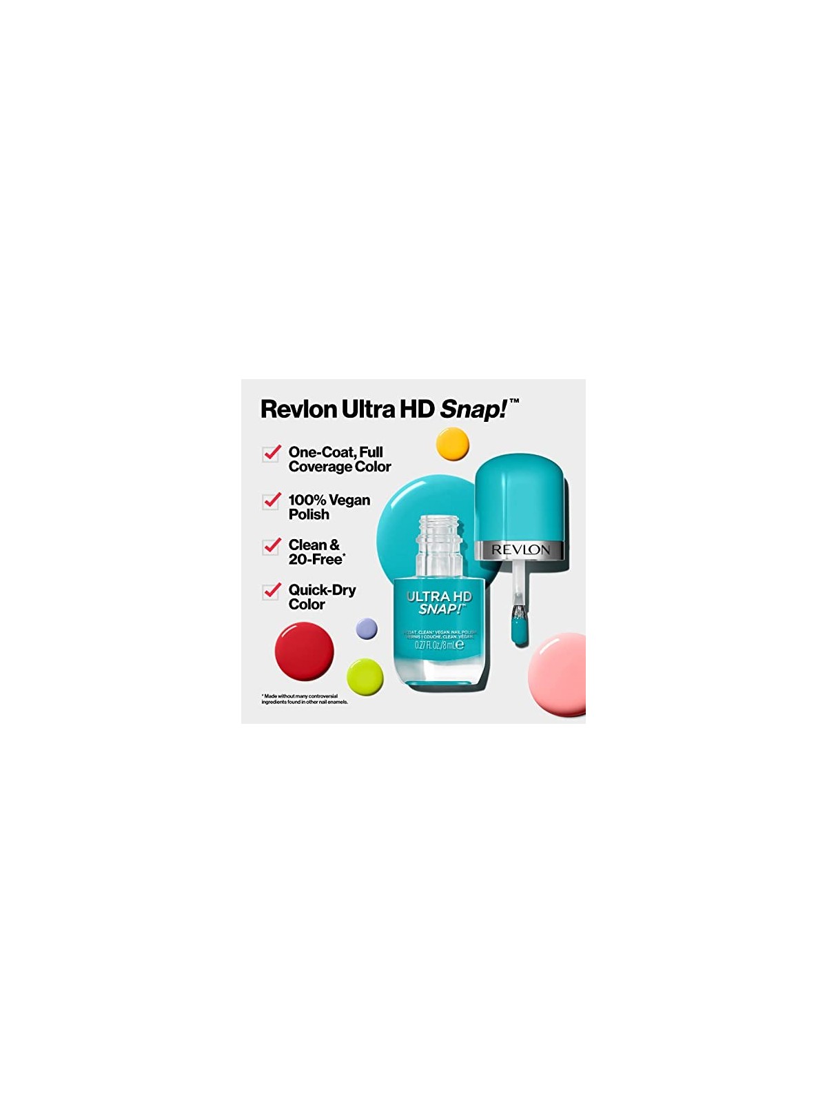 Smalto per unghie Revlon Mass Market ULTRA HD SNAP 023 daredevil 8ml donna