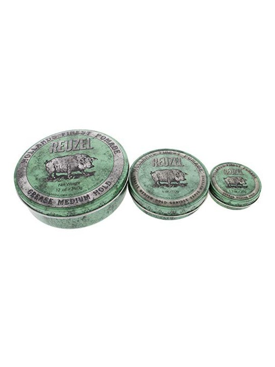 Reuzel Grease Medum Hol Green Pomade Pomata per capelli donna 350g