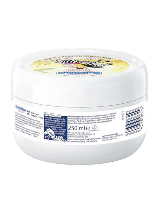 Crema leggera viso e corpo 250ml