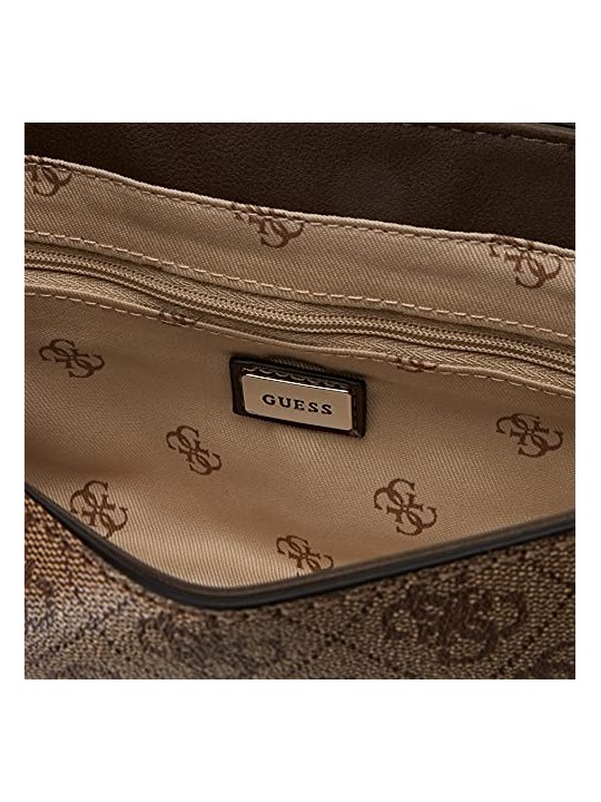 Guess Brightside Poliuretano Logo 4G Latte Donna
