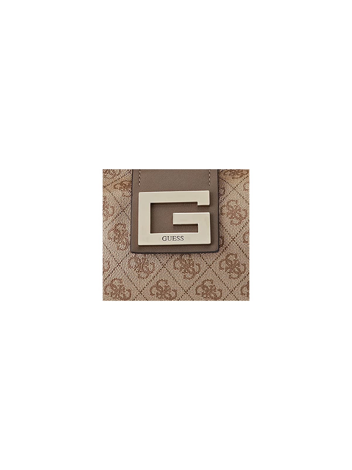 Borsa Hobo Guess Brightside Poliuretano Latte Donna