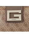 Borsa Hobo Guess Brightside Poliuretano Latte Donna