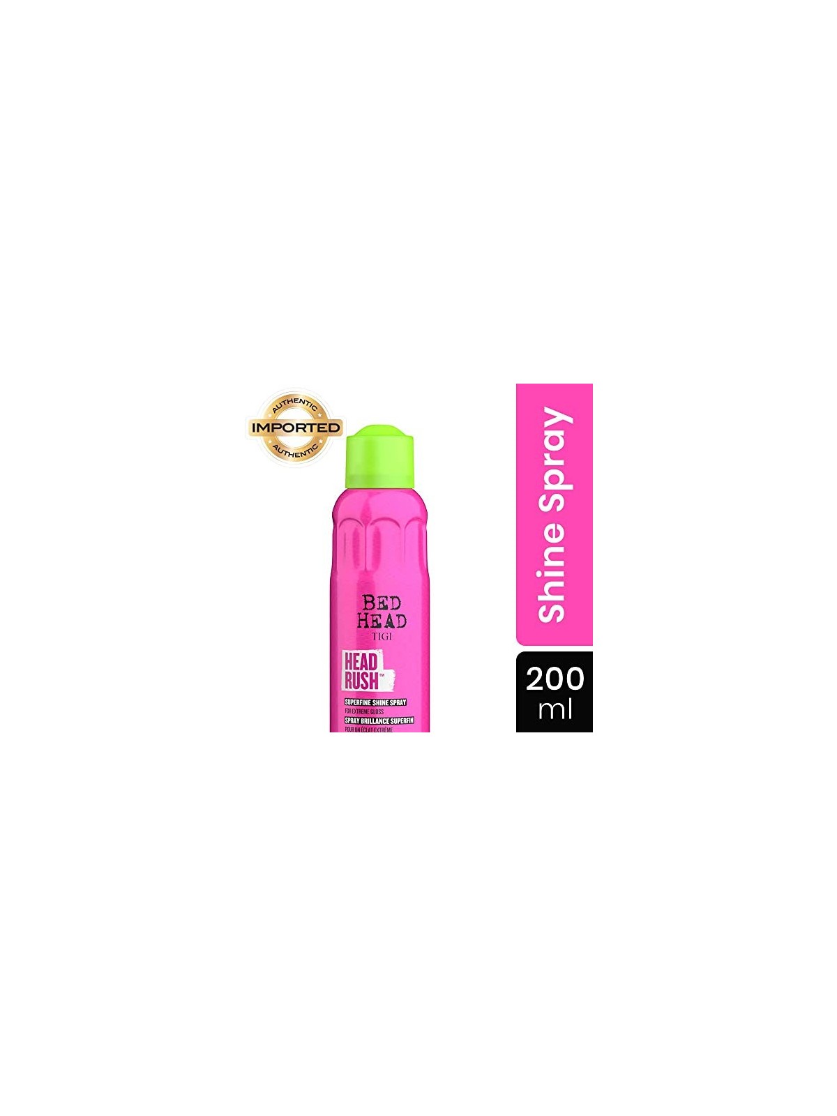 Tigi Spray per la lucentezza dei capelli Bed Head Headrush Superfine Shine Spray 200ml donna Tigi www.essenzetotalstyle.com 