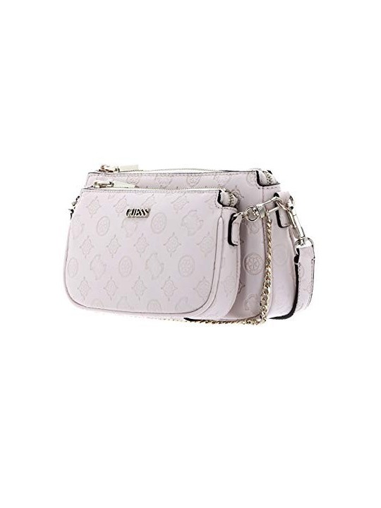 Guess Dayane Borsa Tracolla Doppia Rosa 24x13.5x4.5 cm Donna