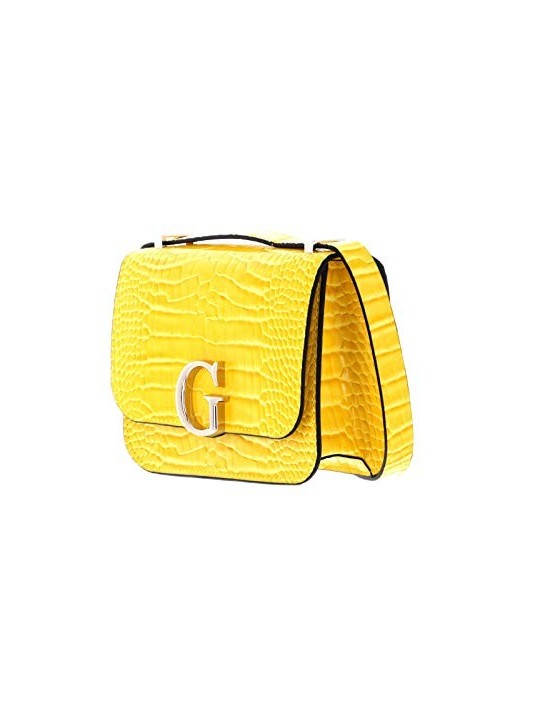 Guess Borsa Tracolla Corily in Pelle Gialla 185 x 145 x 7 cm donna