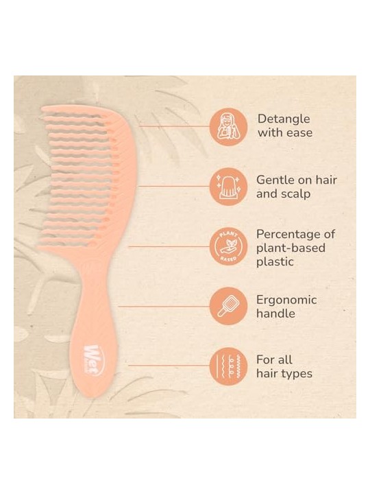 Pettine Wet Brush Go Green al Cocco
