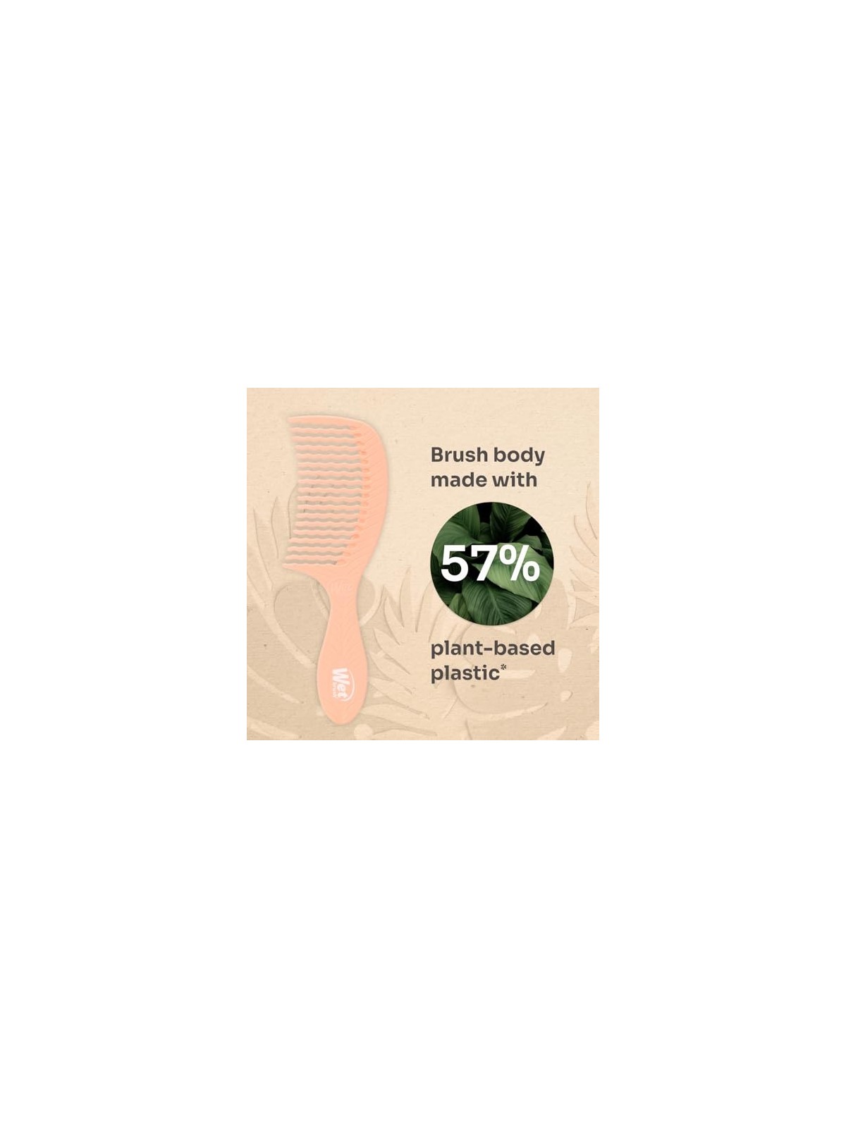 Pettine Wet Brush Go Green al Cocco