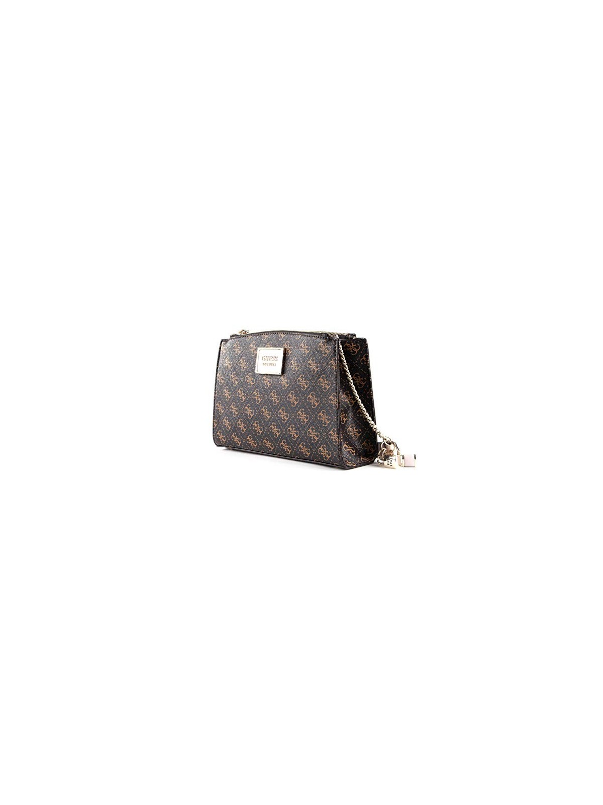 Guess Tyren Borsa a Tracolla Marrone Pietra per Donna