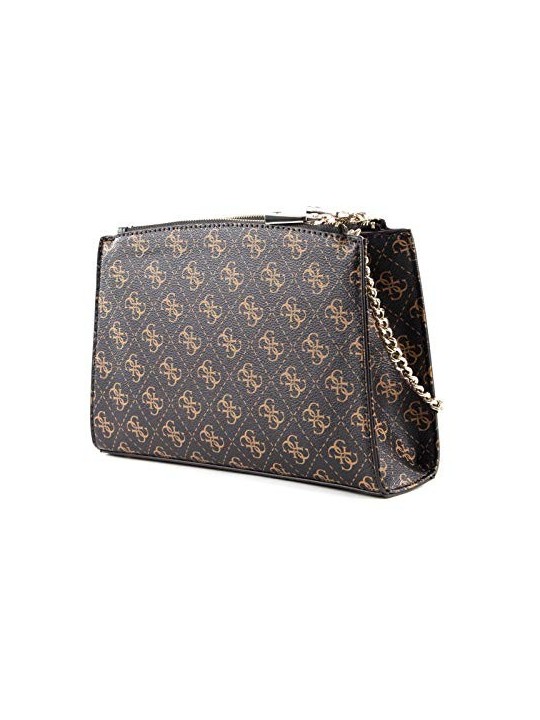 Guess Tyren Borsa a Tracolla Marrone Pietra per Donna