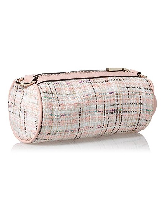 Guess Manhattan Pink Tweed Shoulder Bag