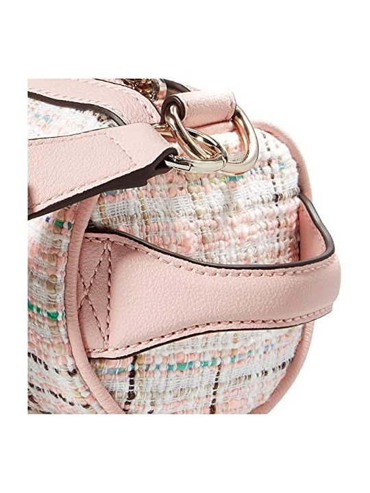 Guess Manhattan Pink Tweed Shoulder Bag