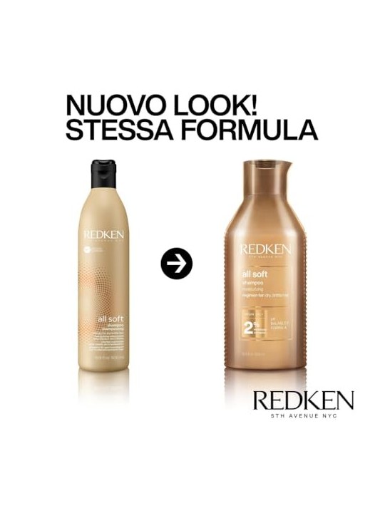 Redken ALL SOFT Shampoo 500ml Unisex