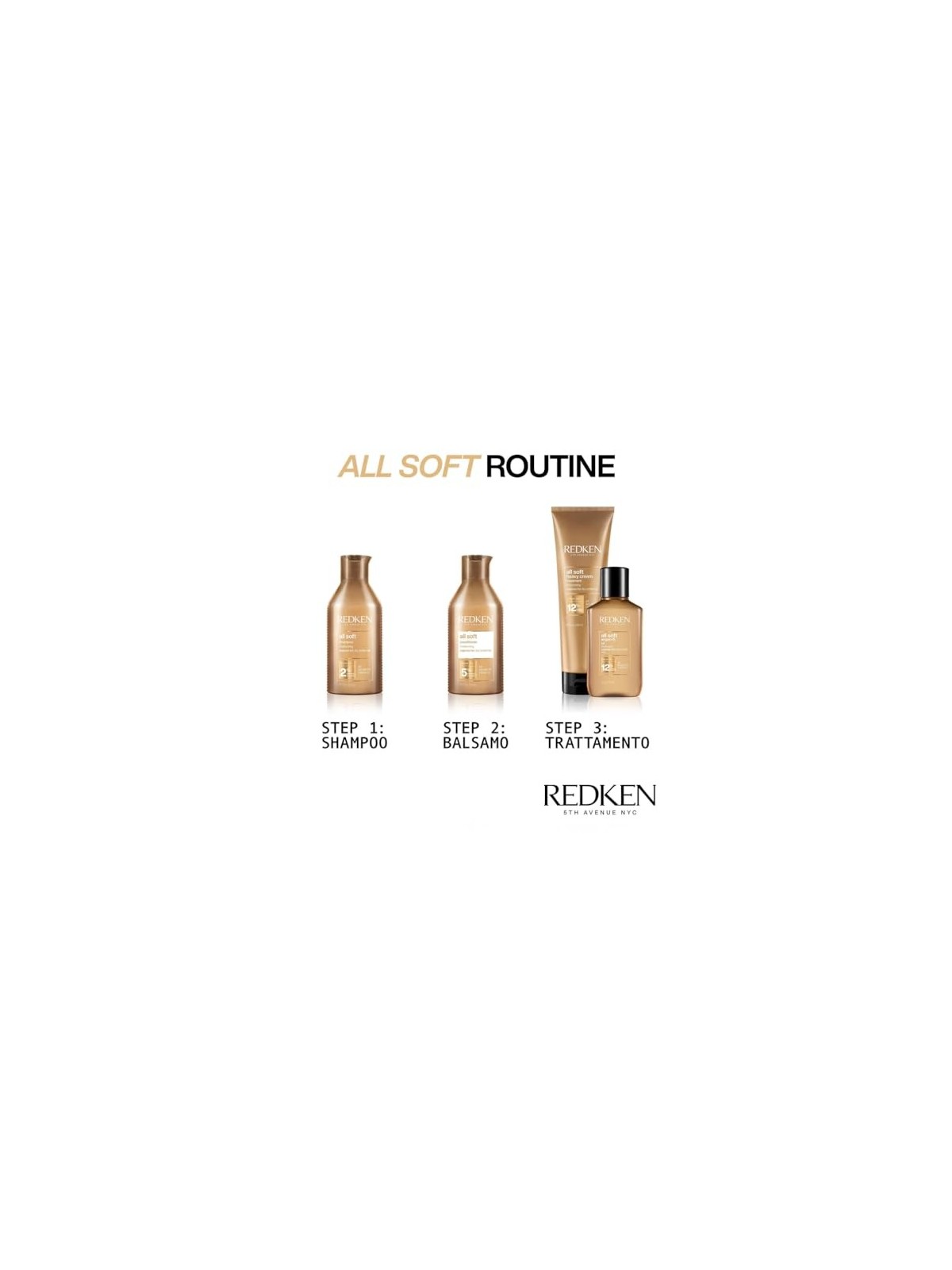 Redken ALL SOFT Shampoo 500ml Unisex