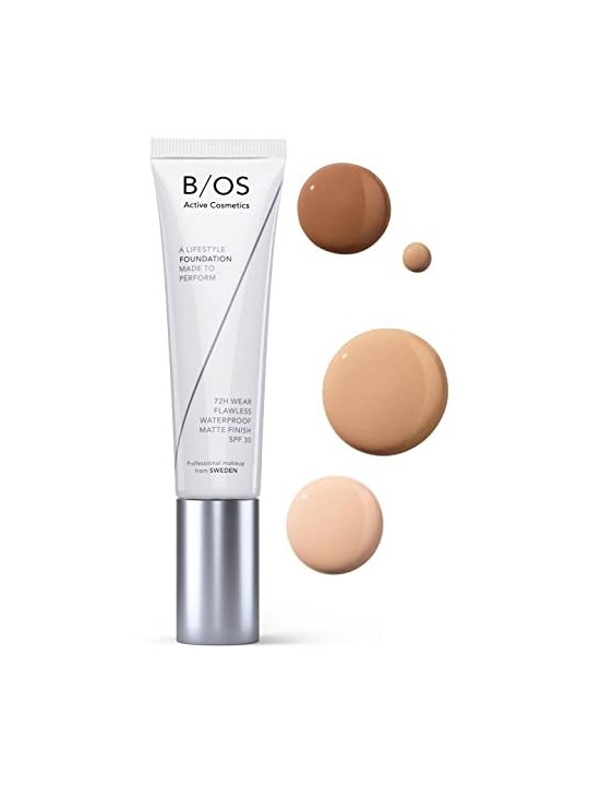 Base of Sweden Waterproof Full Coverage Foundation SPF 30 Brave 30 ml